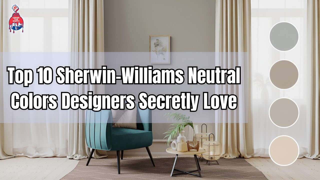 Топ-10 нейтральных цветов Sherwin-Williams, которые тайно любят дизайнеры.