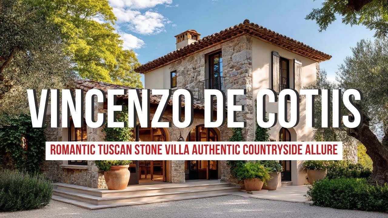 Romantic Tuscan Stone Villa Inspired by Vincenzo De Cotiis Authentic Countryside Allure