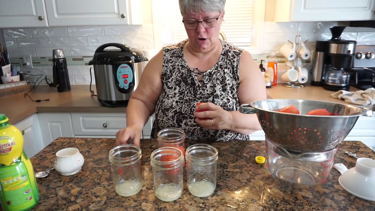 Canning Tomatoes in the Nesco Canner