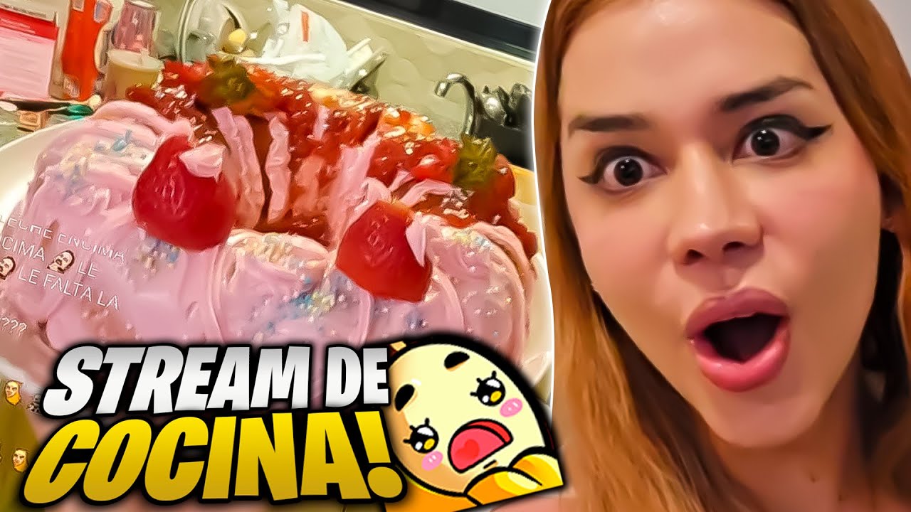 CRYSTAL MOLLY COCINA UN PASTEL EN VIVO! 😱😱