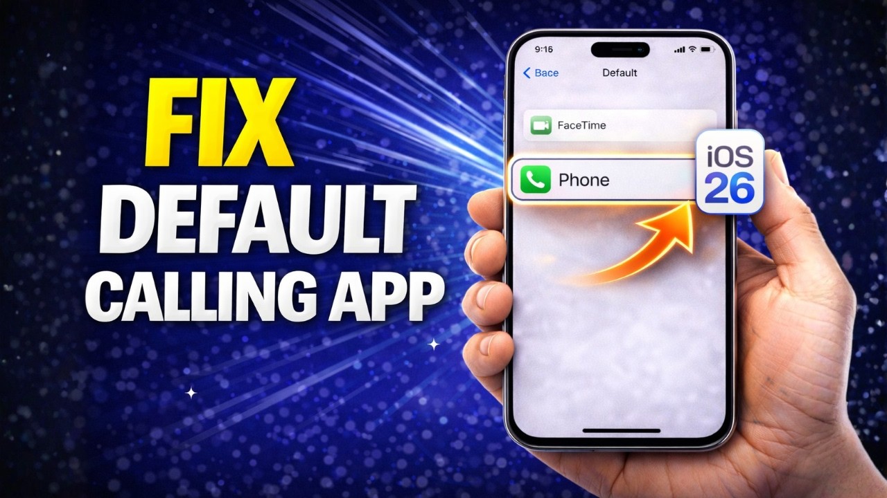 Fix iOS 26 Default Calling App Switching To FaceTime &ndash; Stop Automatic Call Redirect