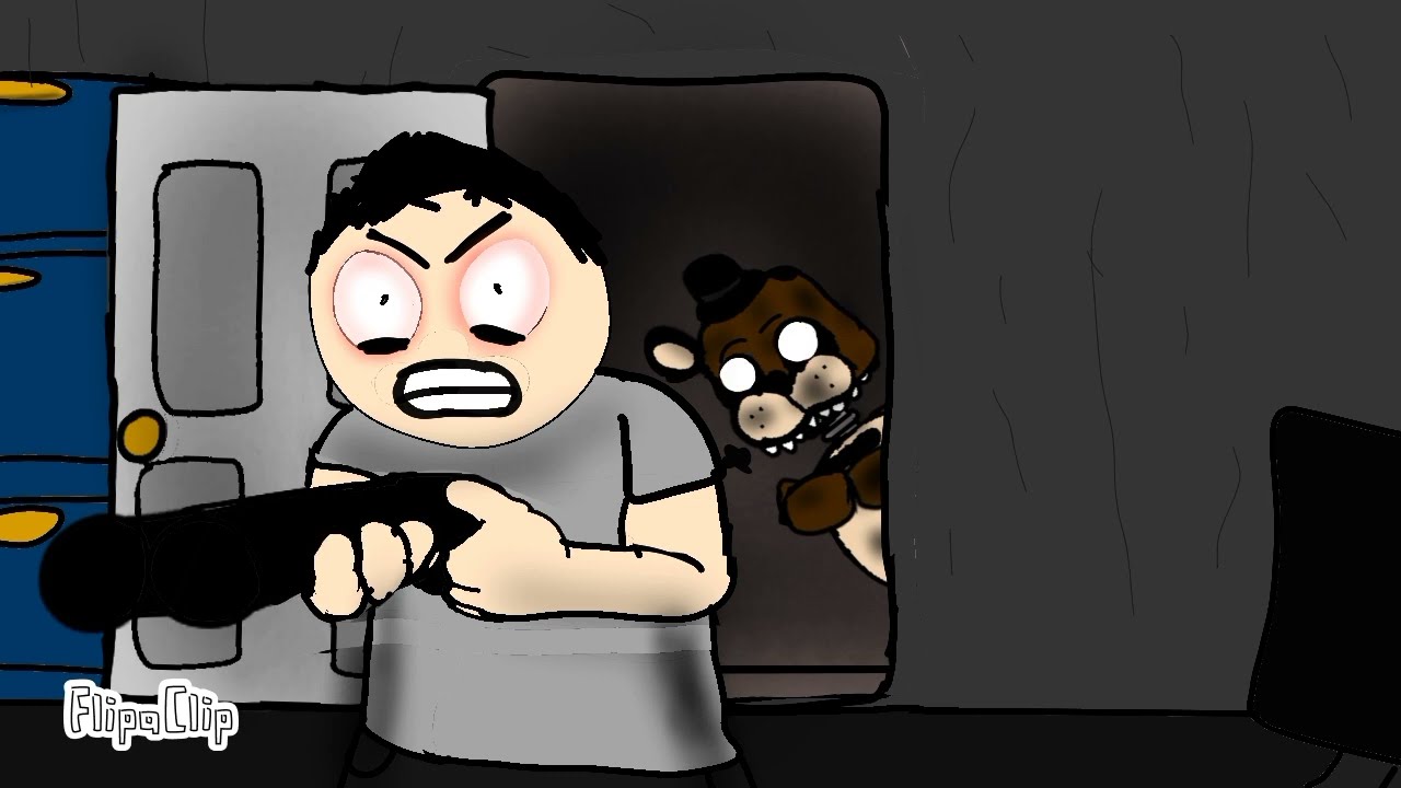 T Joc R but the security guard has enough (animated)