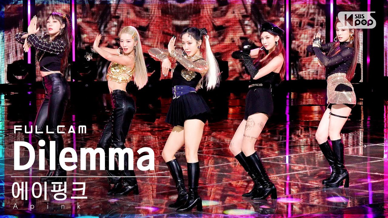 [안방1열 직캠4K] 에이핑크 'Dilemma' 풀캠 (Apink Full Cam)│@SBS Inkigayo_2022.02.27.