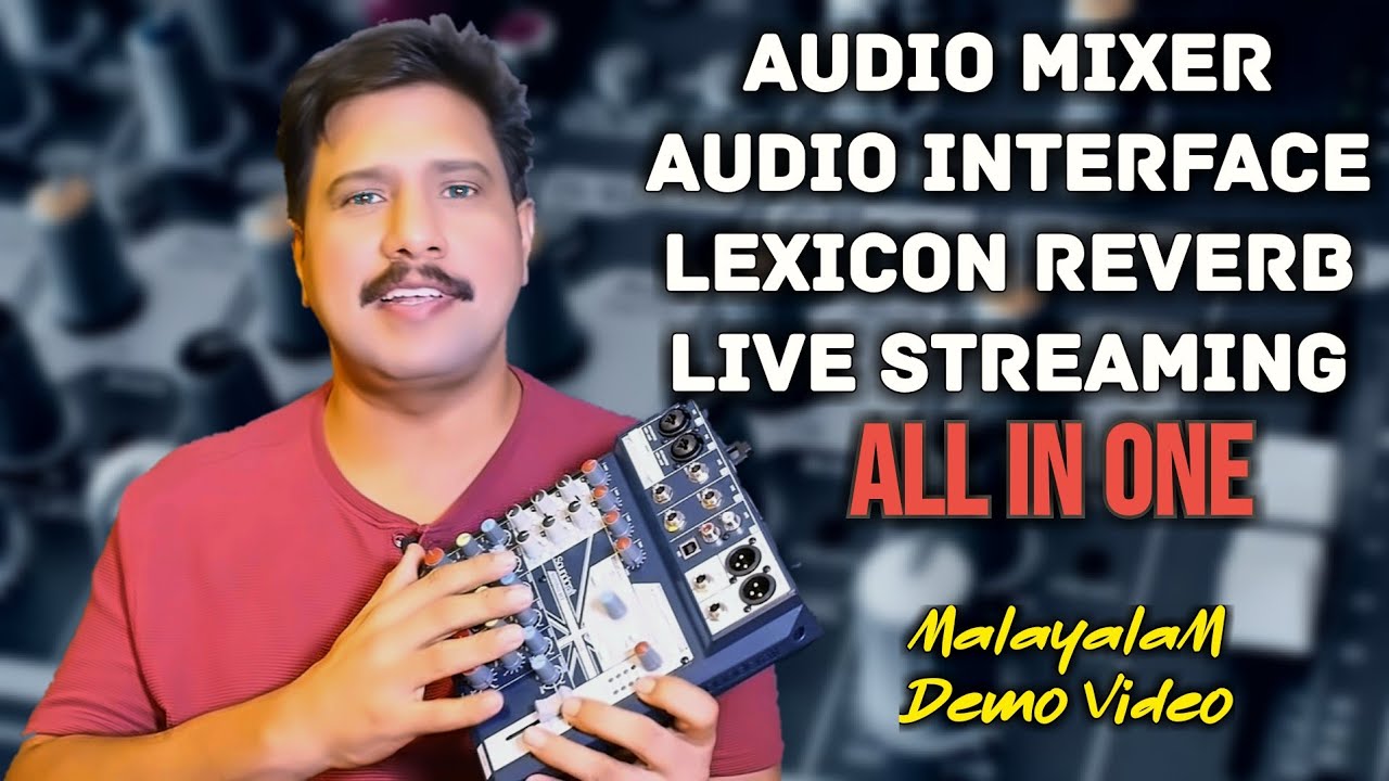 soundcraft notepad fx8 AUDIO MIXER & SOUNDCARD DEMO Video