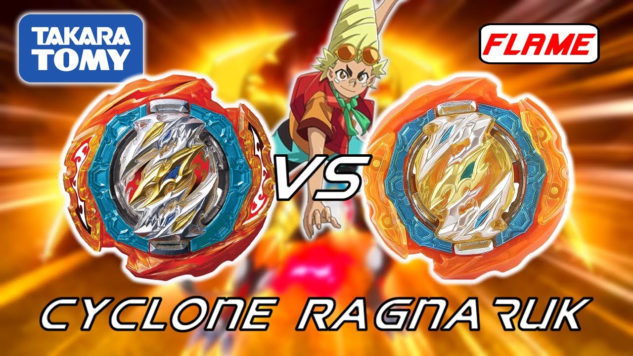 SO SÁNH BEYBLADE - CYCLONE RAGNARUK FAKE FLAME VS TAKARA TOMY - beyblade 