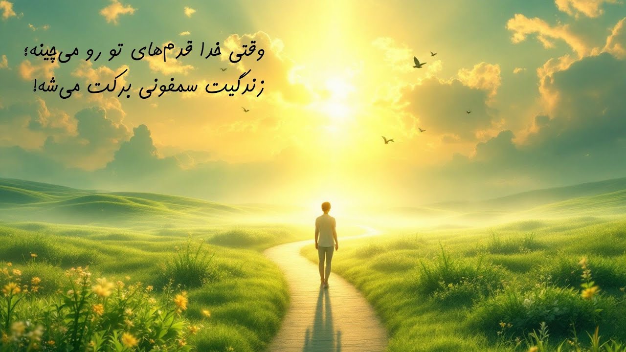 وقتی خدا قدم‌های تو رو می‌چینه؛ زندگیت سمفونی برکت می‌شه!