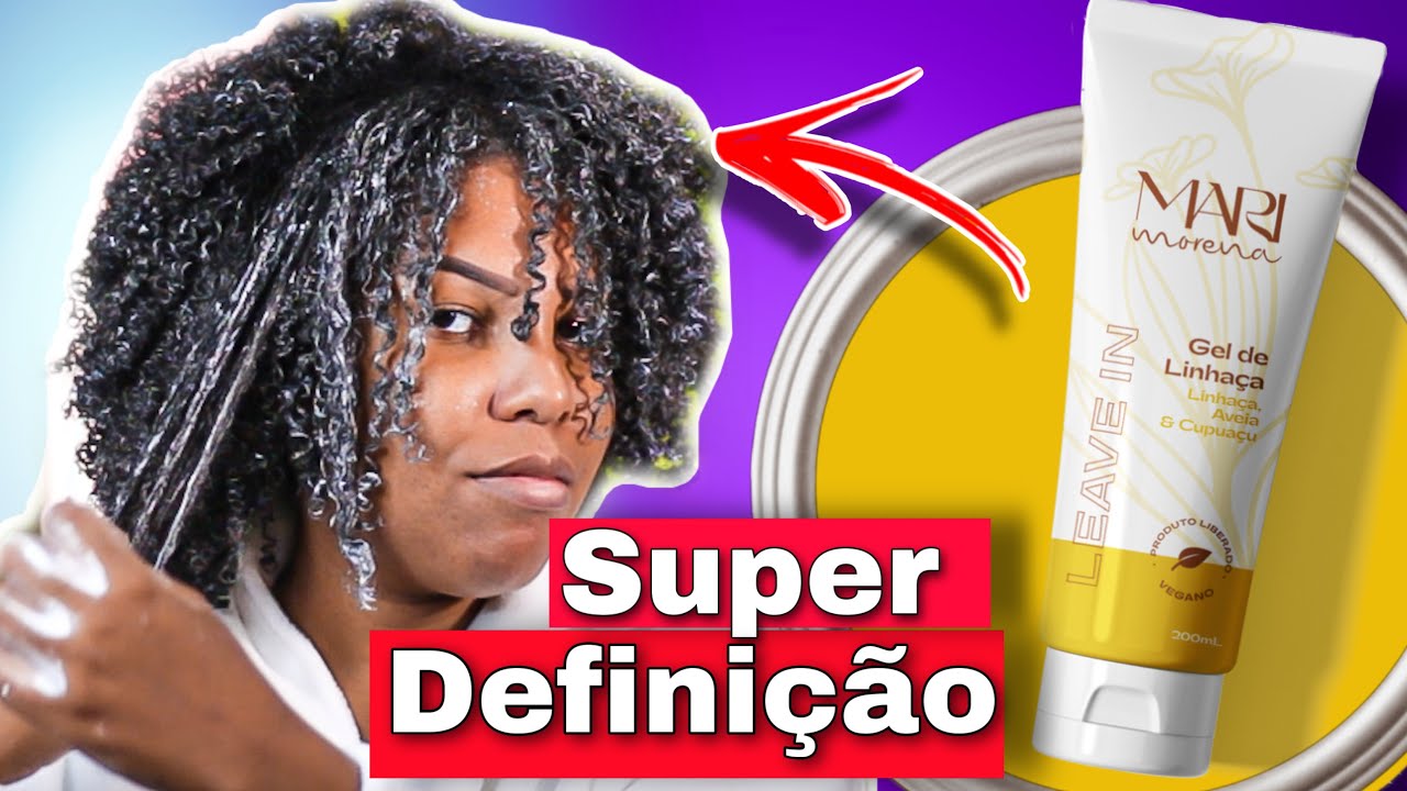 GEL FINALIZADOR MARI MORENA SUPER DEFINIÇÃO PARA CABELO CRESPO POR LUANY CRISTINA