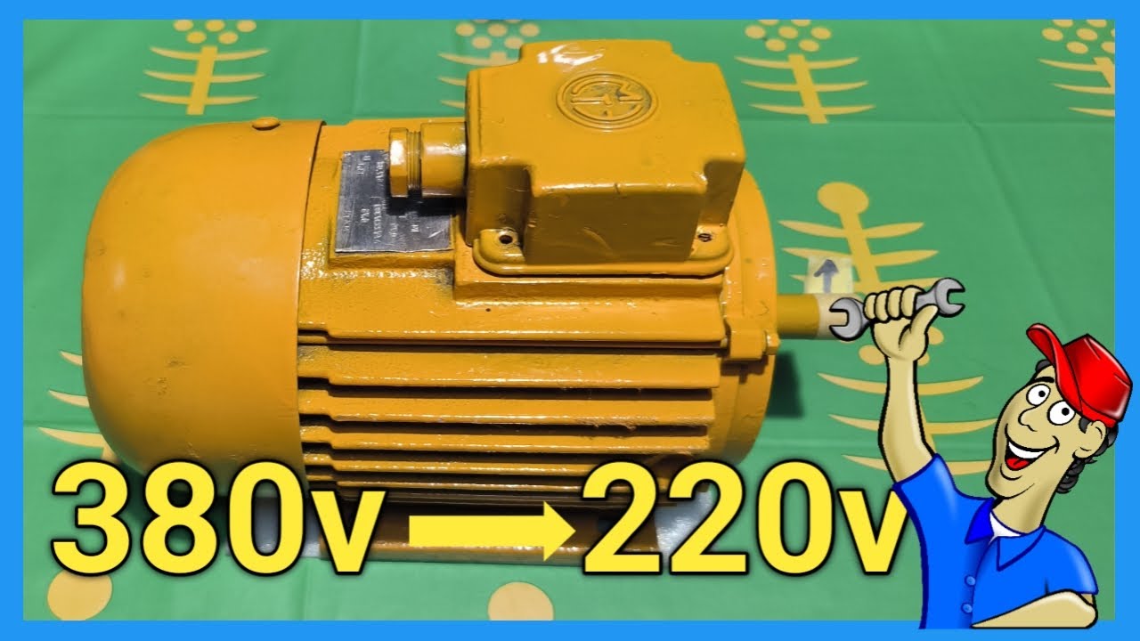 Modificare motor trifazic, la monofazic. Explicat simplu!!