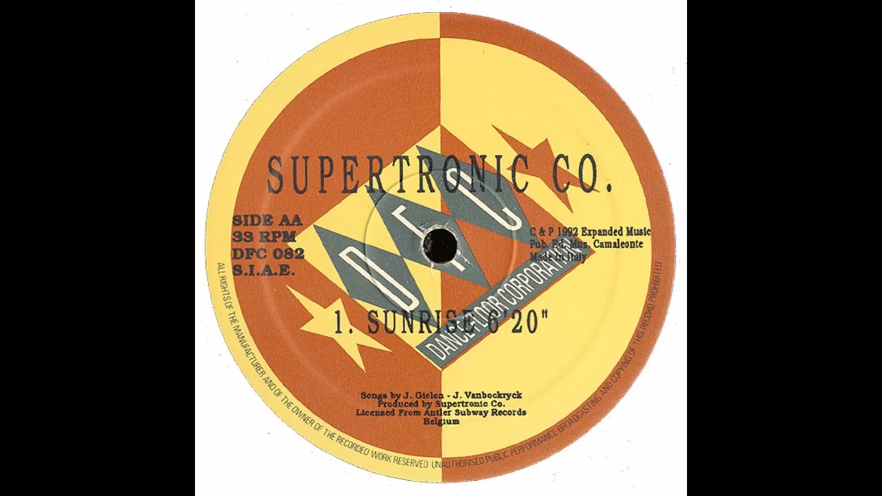 Supertronic Co. - Sunrise (1992)
