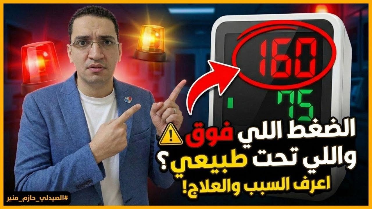 ضغطك اللي فوق عالي واللي تحت طبيعي؟ ما هو السبب وما هو العلاج! 🚨