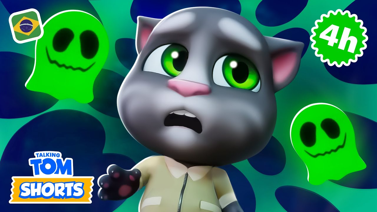 Maratona de Halloween Totalmente Épica e Super Ultra | Talking Tom Curtas | Coletânea de Animações