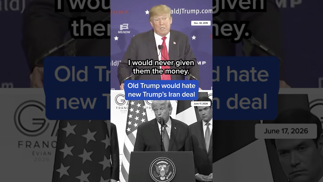 Old Trump would hate new Trump's Iran deal