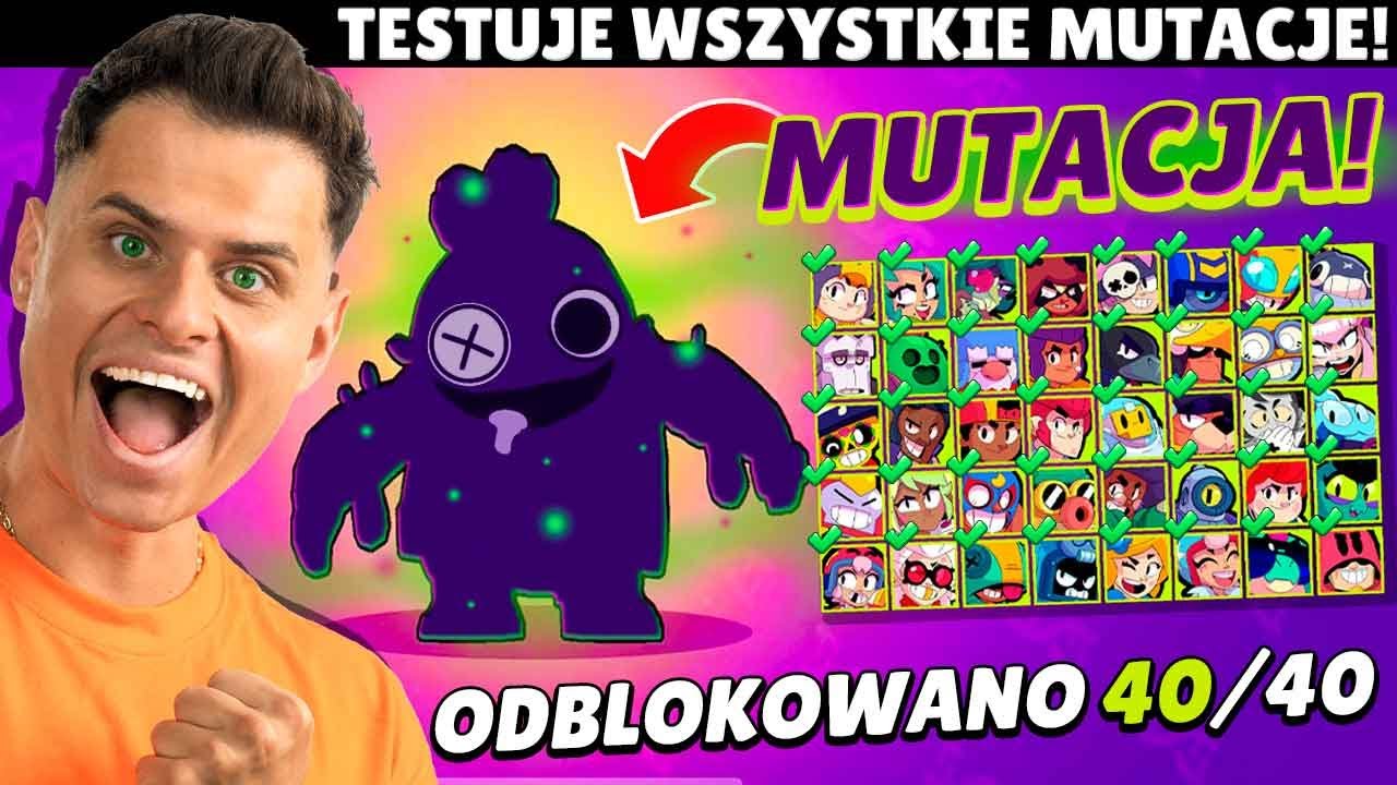 ODBLOKOWAŁEM WSZYSTKIE MUTACJE! WIELKI TEST MUTANTÓW! W BRAWL STARS