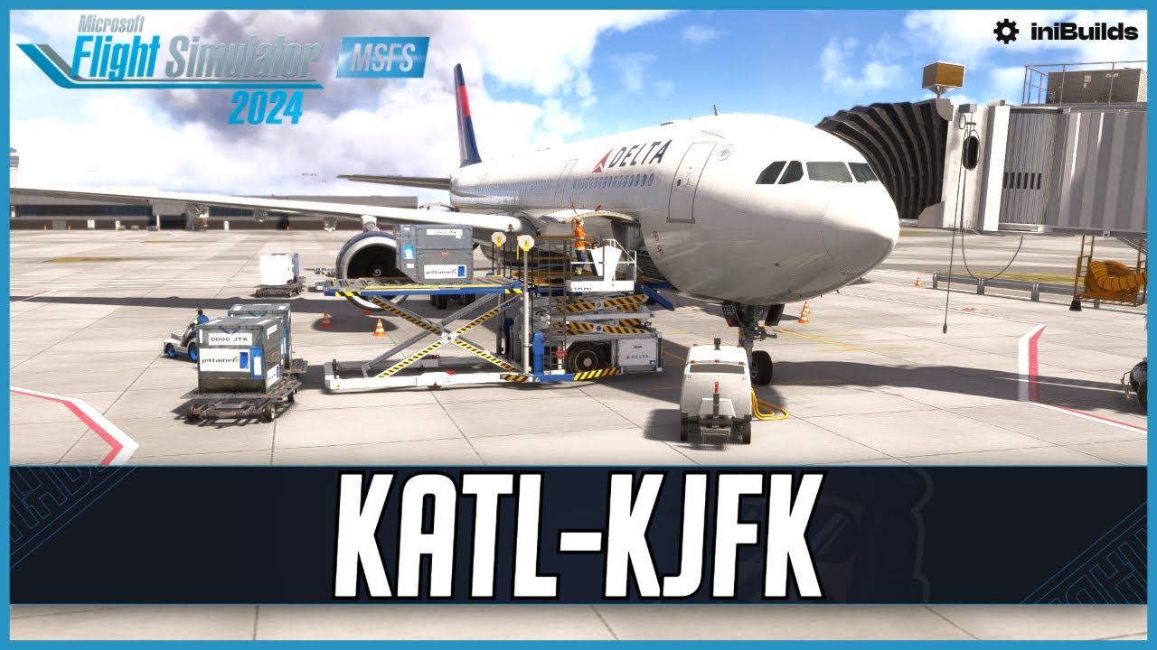 iniBuilds A330-300 in MSFS2024 SU3 | Real World Delta OPS | Atlanta - iniBuilds JFK | VATSIM