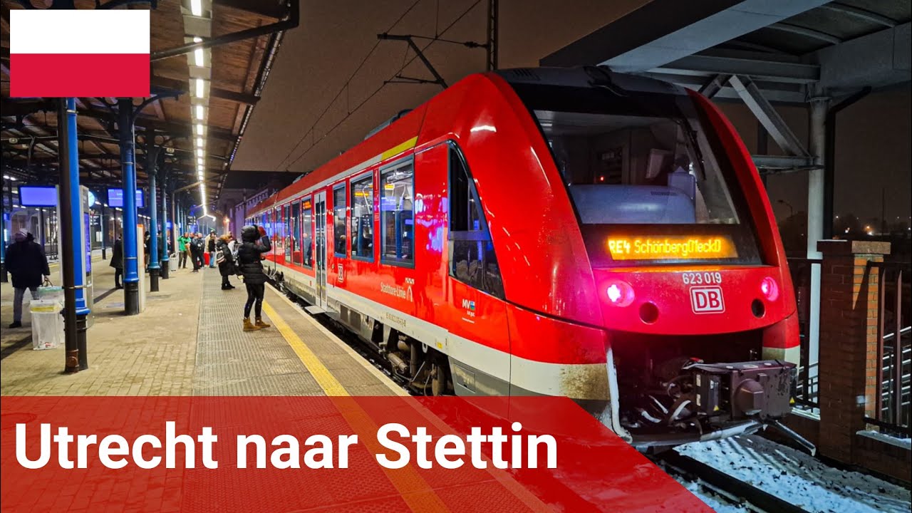 Van UTRECHT naar STETTIN met IC BERLIJN en DB REGIO #DeGrensOver