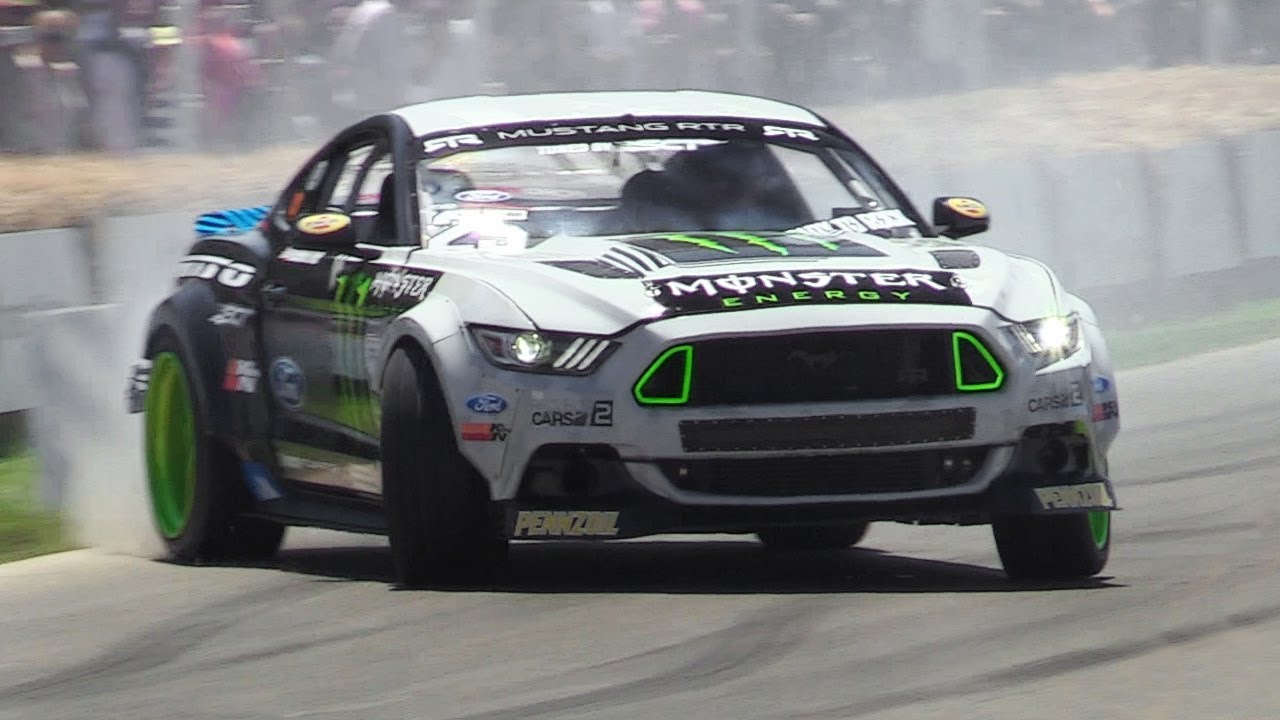 900hp Ford Mustang RTR Ripping Up Goodwood Hillclimb - Vaughn Gittin Jr.'s SHOW!