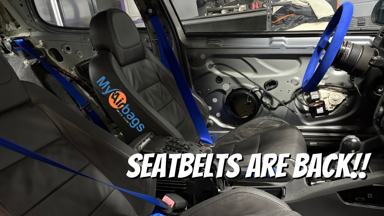 Mk5 R32 - Seatbelt Removal and Refresh - Part 2