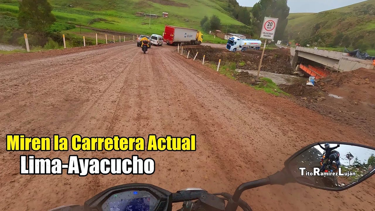 Miren la Carretera Actual de Lima-Ayacucho Viaje con Moto 🏍🇵🇪👇 | TitoRamirez