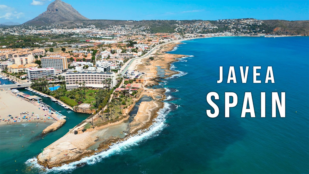 Javea Spain 🇪🇸 From Above | Costa Blanca Coastline 4K