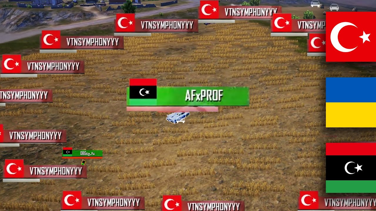 Sonunda Hilal Taktiği Geldi ! T&uuml;rkiye Libya Ukrayna PUBG Mobile PMCC Ma&ccedil; 4