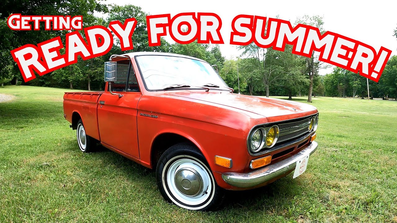 Summer Prep | Fixing Random Things on my Vintage Datsun 521 Pickup
