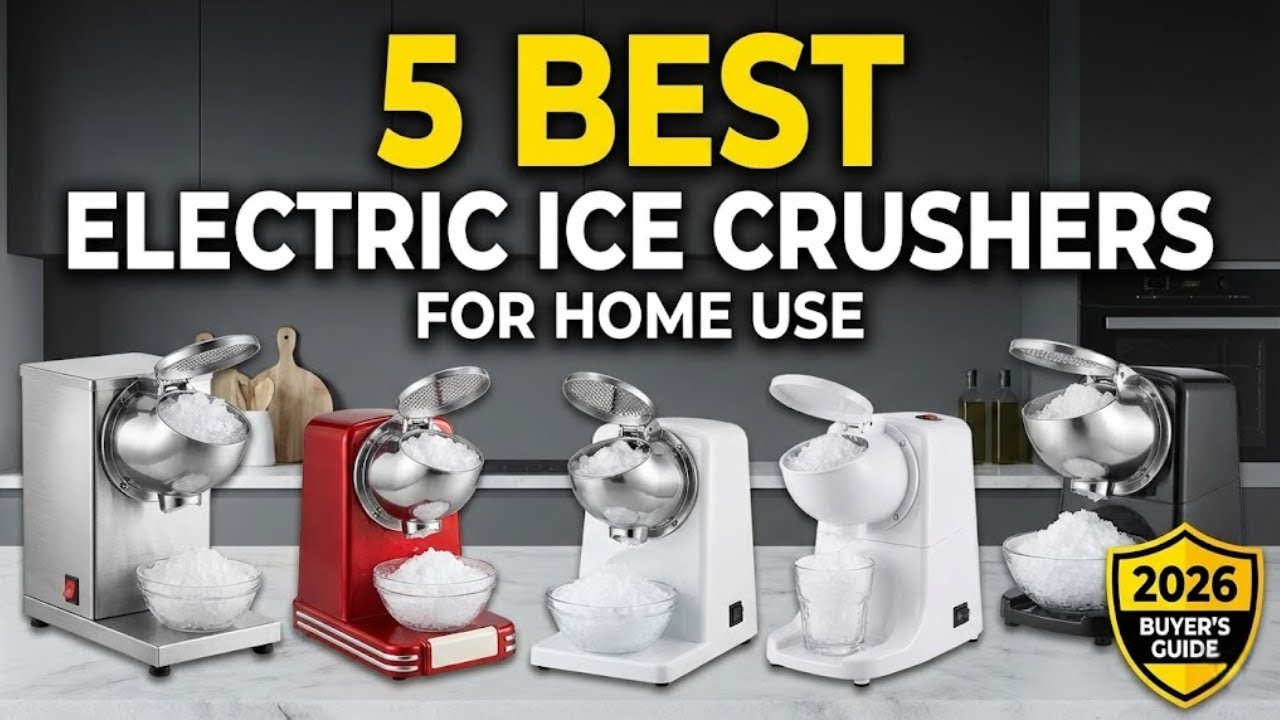 Best Electric Ice Crusher for Home Use | Fast, Safe & Powerful