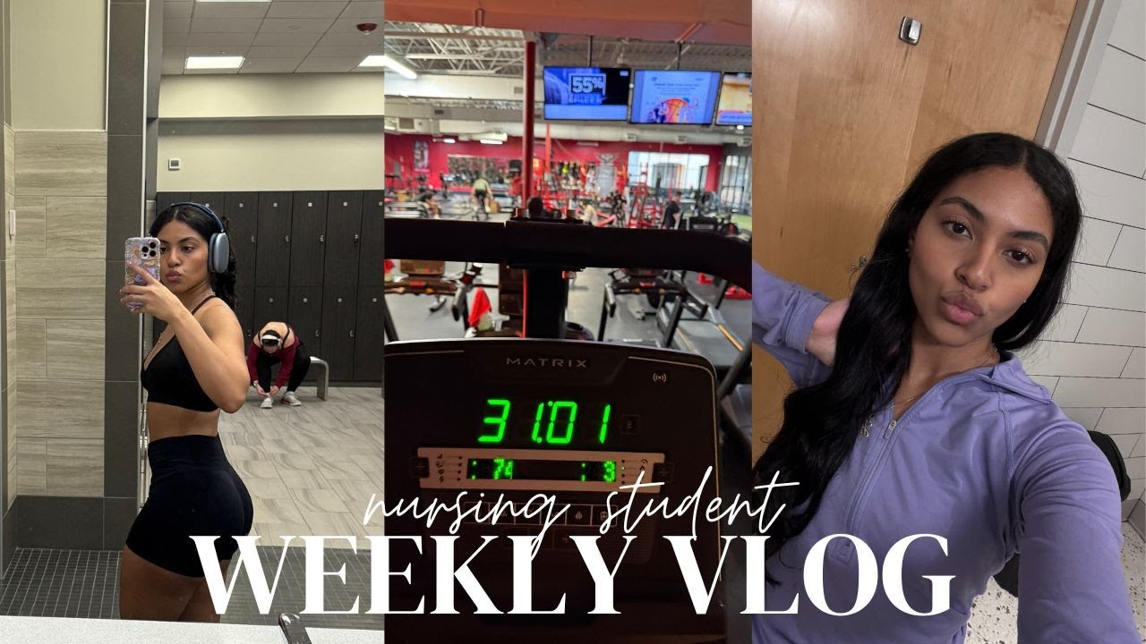 WEEK IN THE LIFE OF A NURSING STUDENT ♡ studying, grwm, and dosage tests