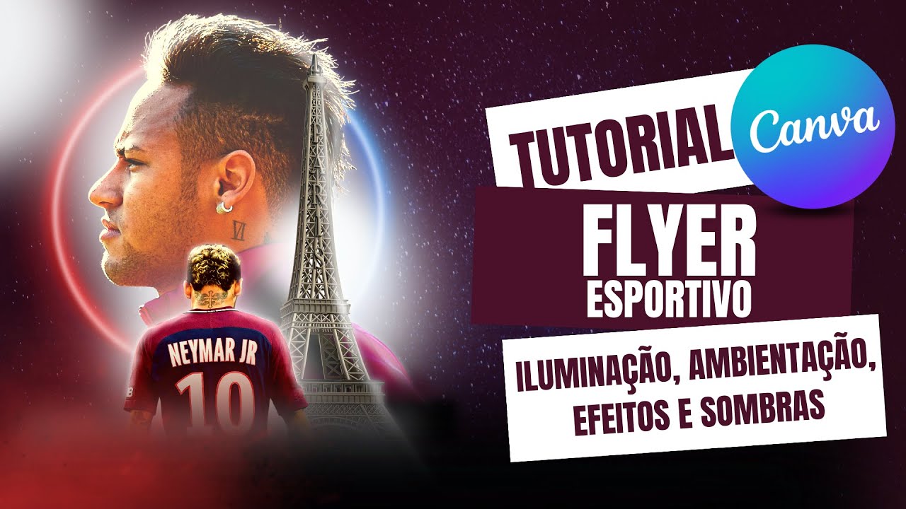 Flyer Esportivo Incrível no Canva: Técnicas de Iluminação, Efeitos e Textura para Todos os Níveis!
