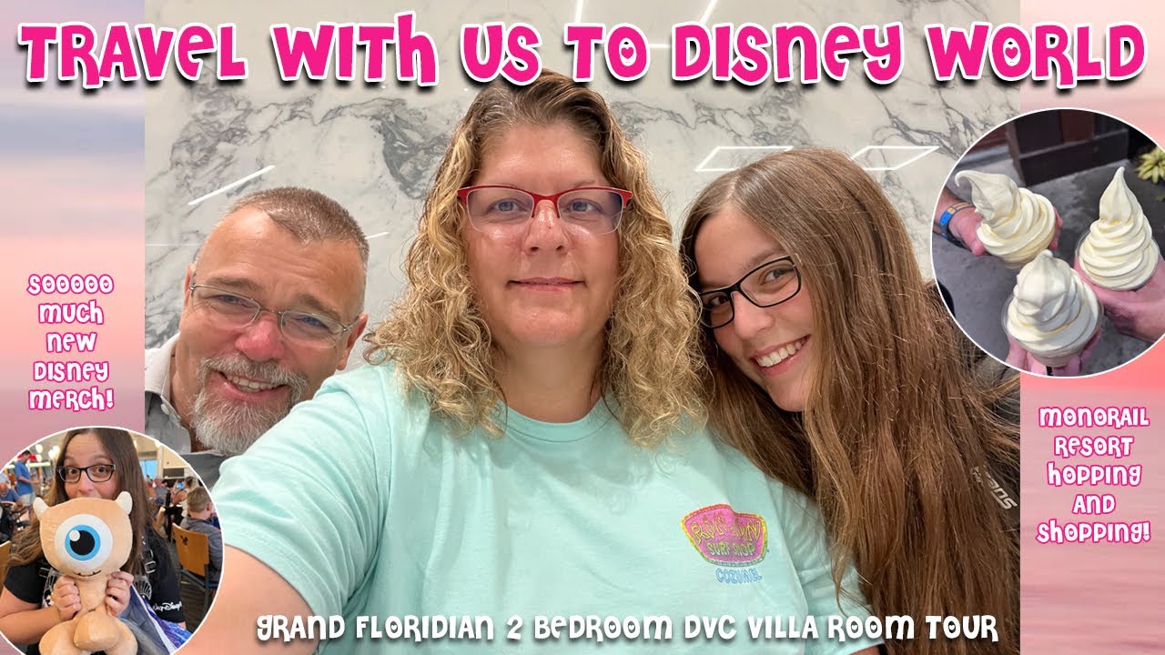 DISNEY WORLD TRAVEL DAY! grand floridian dvc room tour, monorail resort hopping & halloween merch!!