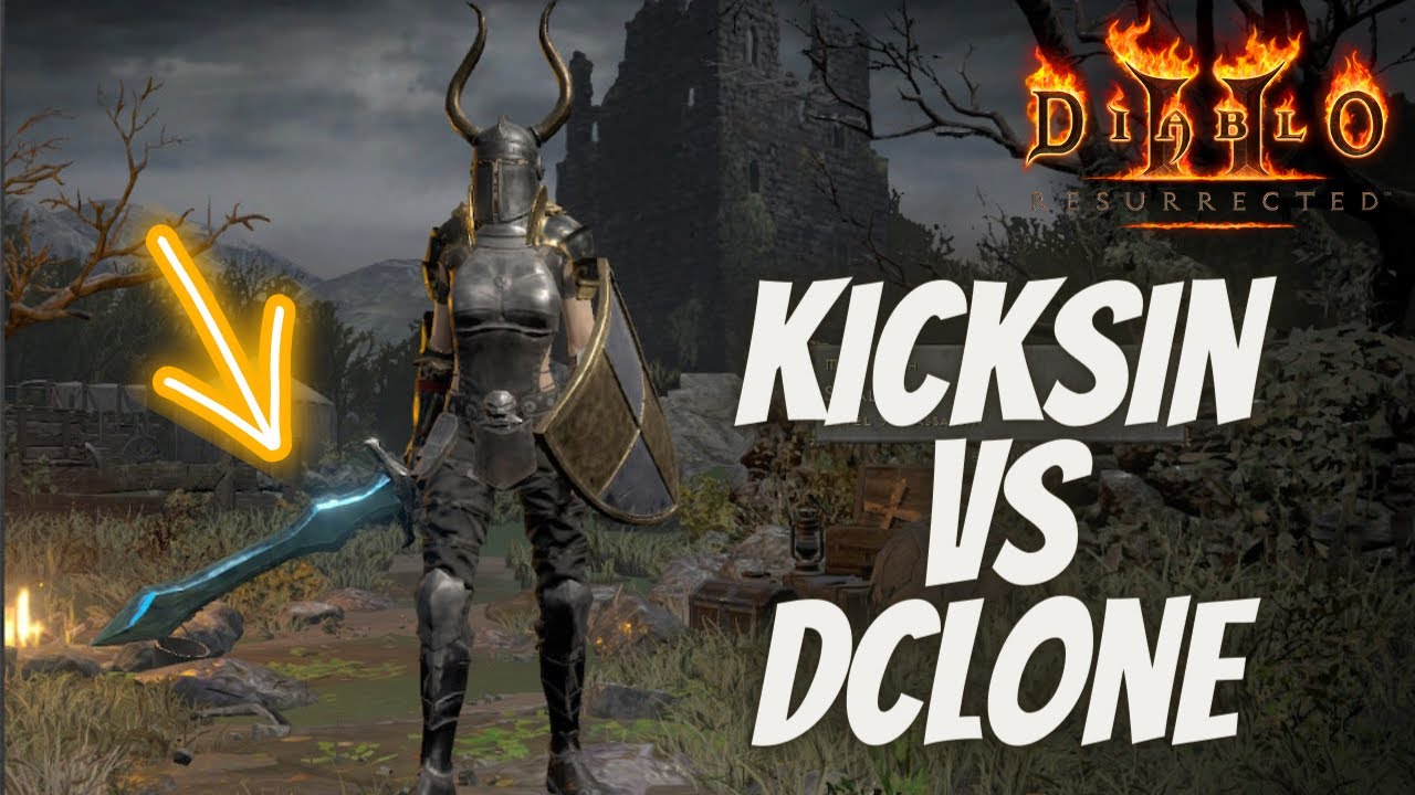 Level 91 Kicksin vs Diablo Clone - Diablo 2 Resurrected - Nintendo Switch