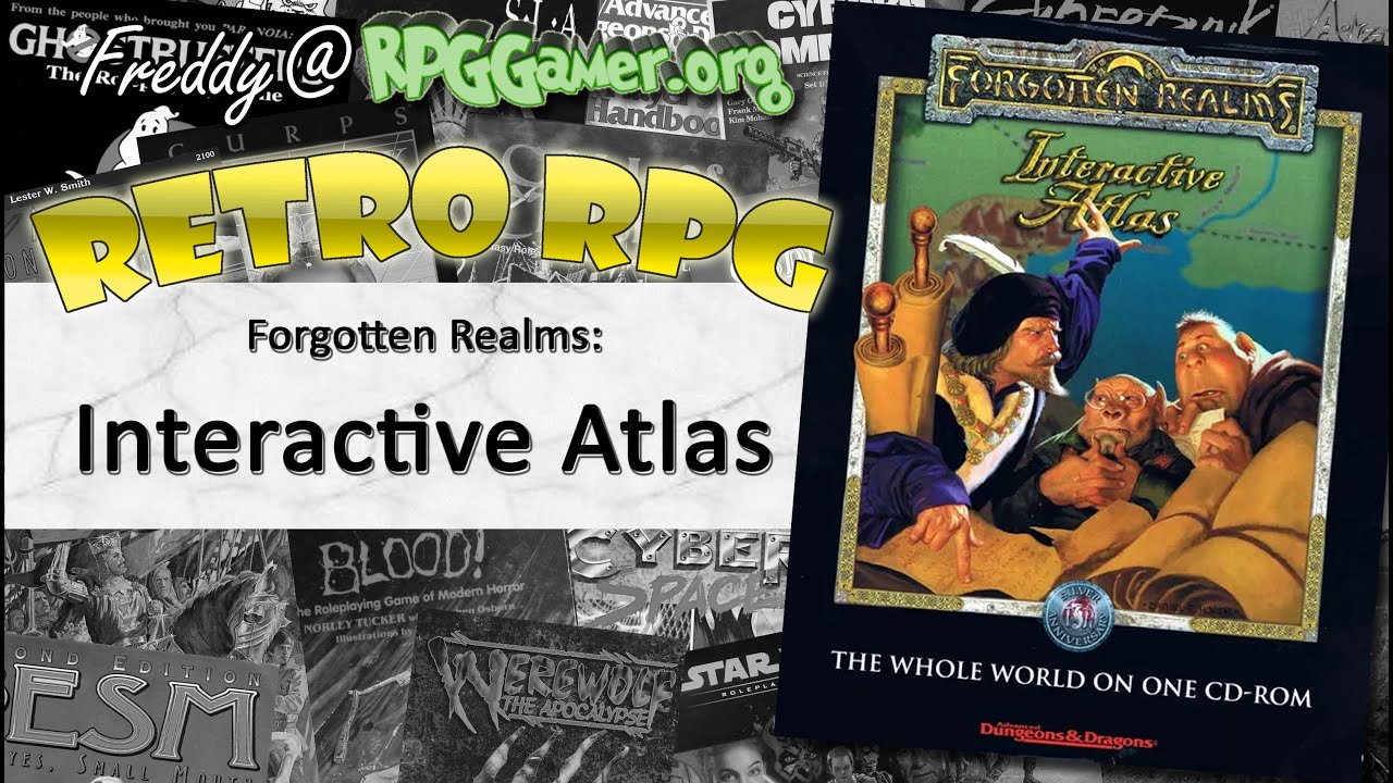 Forgotten Realms: Interactive Atlas (TSR, 1999) | Retro RPG