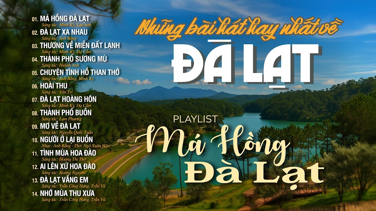 ĐÀ LẠT HOÀNG HÔN, MÁ HỒNG ĐÀ LẠT - LK BOLERO NHẠC TRỮ TÌNH HAY NHẤT 2025 | NHỮNG BÀI HÁT VỀ ĐÀ LẠT