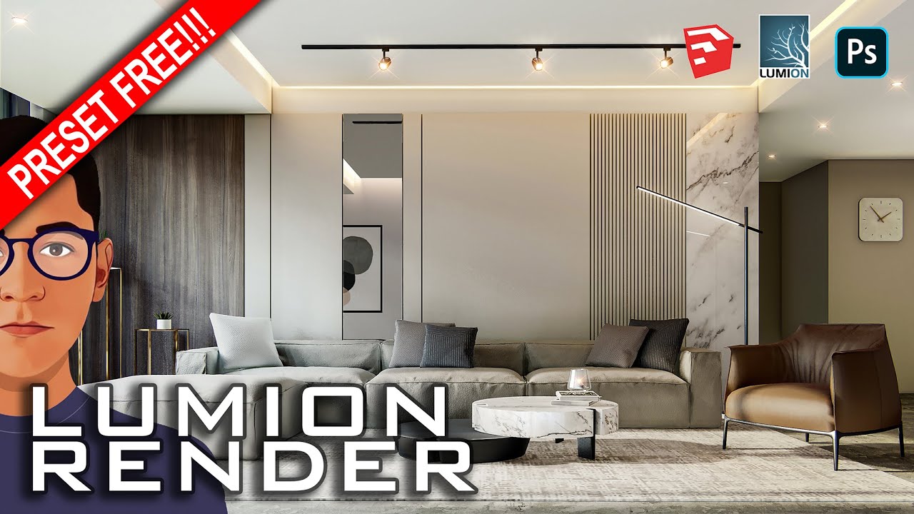 RENDER INTERIOR REALISTA CON LUMION   🔥🔥🔥