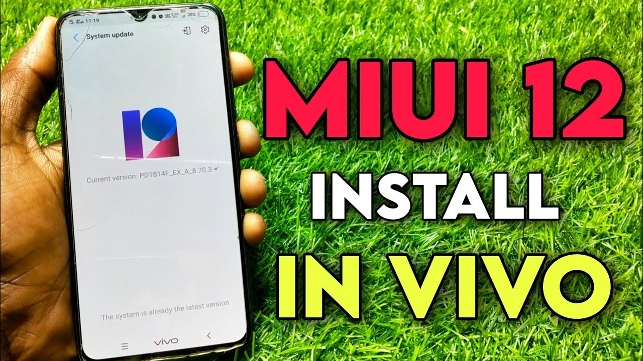 How to install miui 12 in vivo mobile || miui 12 on vivo