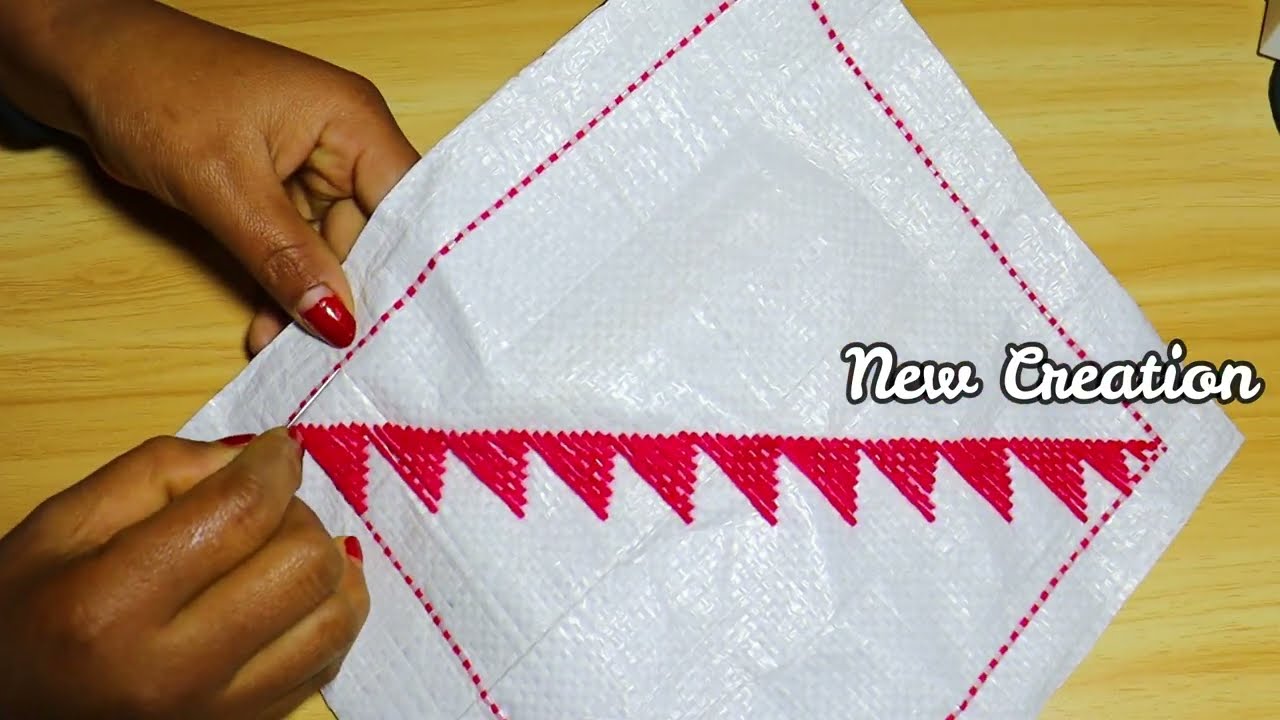 Bori me bena ki design|New plastic ason|Bori per pankha design|#handfandesign #newcreation #handfan