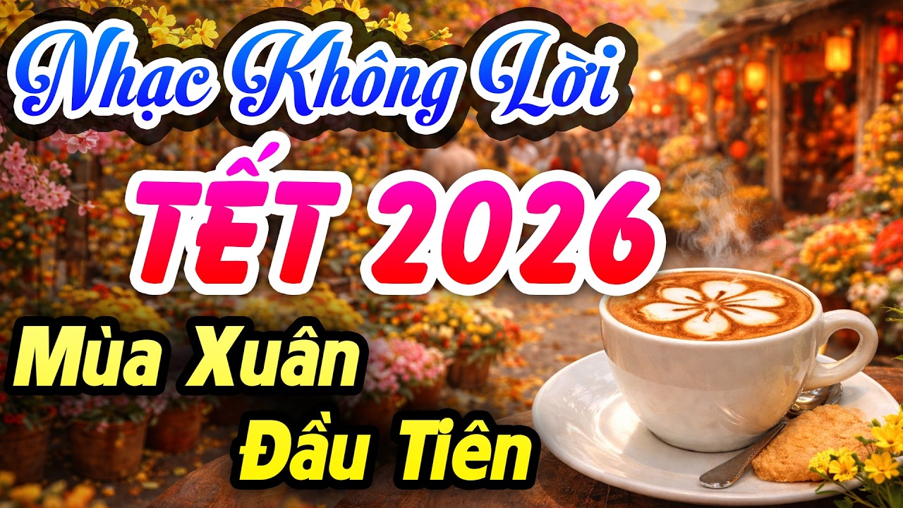 Nhạc Tết Thư Giãn 2026 Mùa Xuân Đầu Tiên - Mùng 1 Tết Với Hòa Tấu Guitar Phòng Trà Nhẹ Nhàng