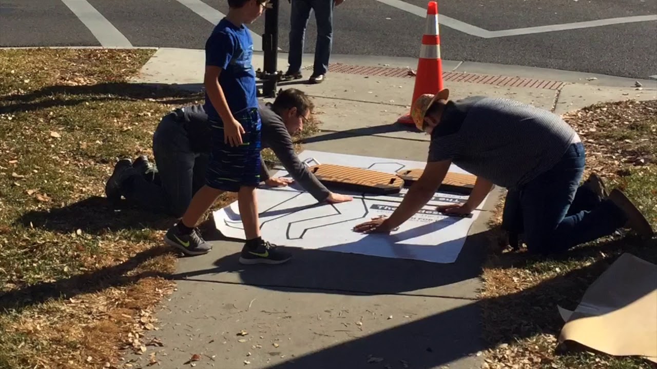 Zero Fatalities Sidewalk Panels
