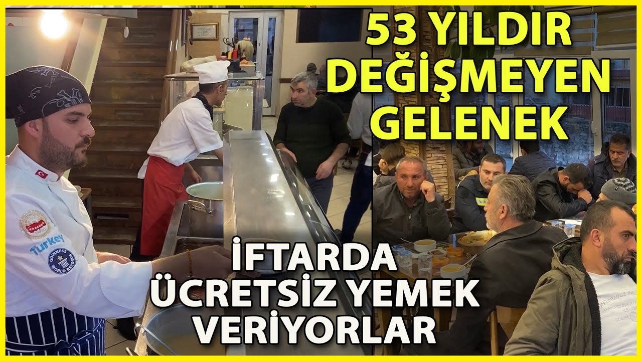 Bayburt'ta 3'üncü Kuşak Lokantada Ücretsiz İftar Sofrası