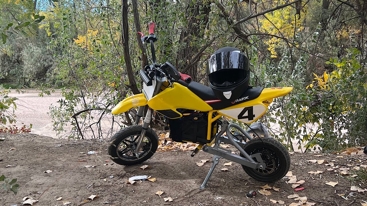Budget Razor MX650 part 2! (Front Suspension upgrade and First test ride)