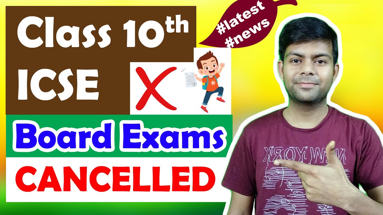 ICSE Board Exam 2021 cancelled, Finally! ✅ #Latest #ICSE #News