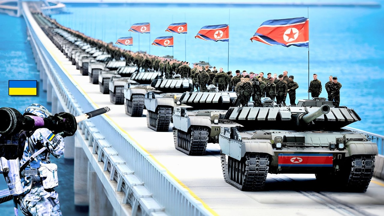 13 Minutes Ago! North Korean Troops Destroyed by US Missiles on a Russian Bridge