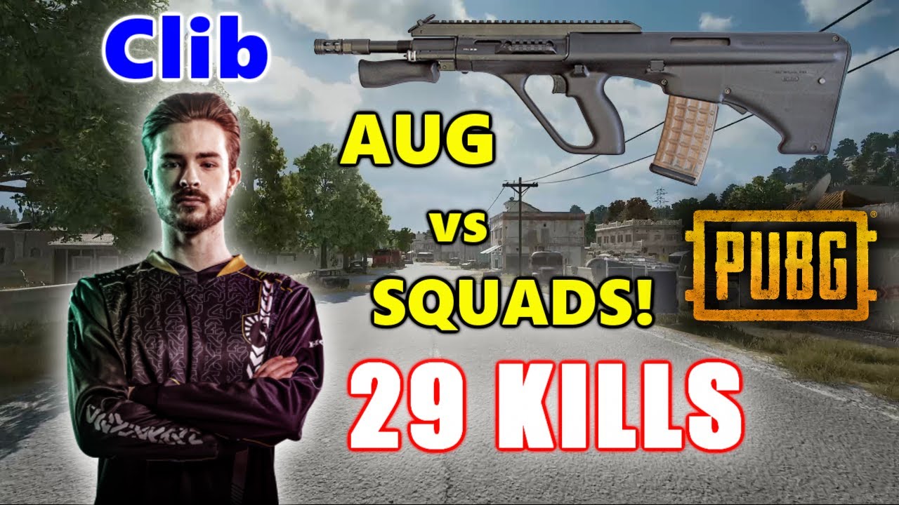Team Liquid Clib - 29 KILLS (3.4K DAMAGE) - AUG vs SQUADS! - PUBG