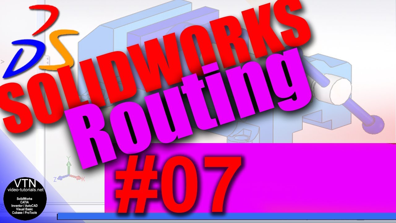 SOLIDWORKS Routing 07 (  C and R Points )