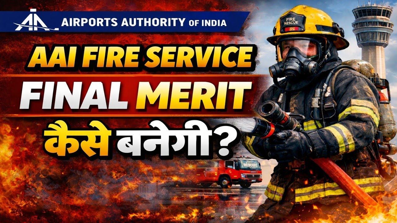 AAI Fire Service Final Merit कैसे बनेगी? | Selection Process Explained