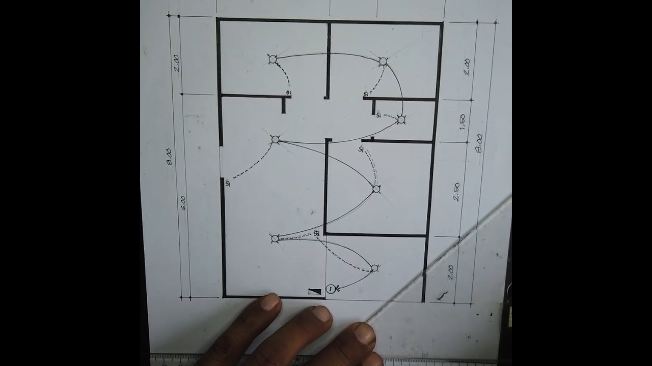 Part I: lighting and power layout #drafting #38