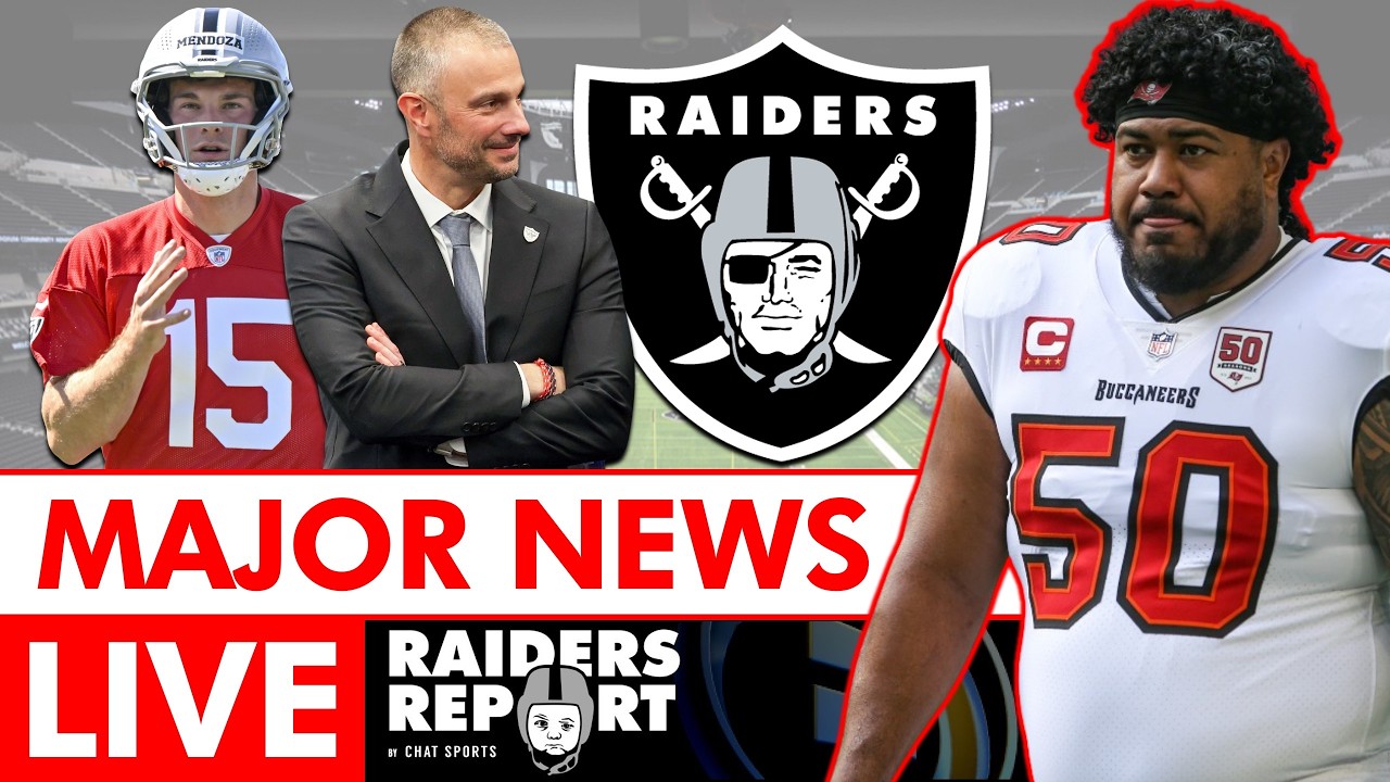 MAJOR Raiders News LIVE + Vita Vea Trade Rumors & Klint Kubiak Training Camp Presser Updates