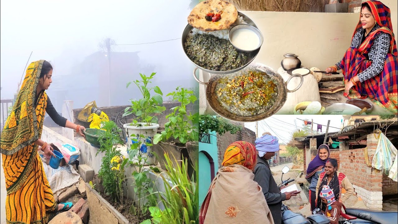 इतनी ठण्ड☃️में भी सुबह से ही लग जाती हूँ काम पर/हो गई इतनी बड़ी बात ख़रीदा गया एक एक तोला#bathuarecipe