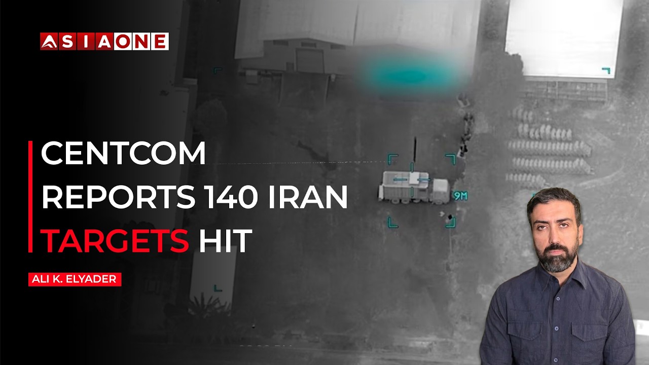 CENTCOM Says US. Str!kes 140 Targets In Iran | Ali Elyader | Asia One News