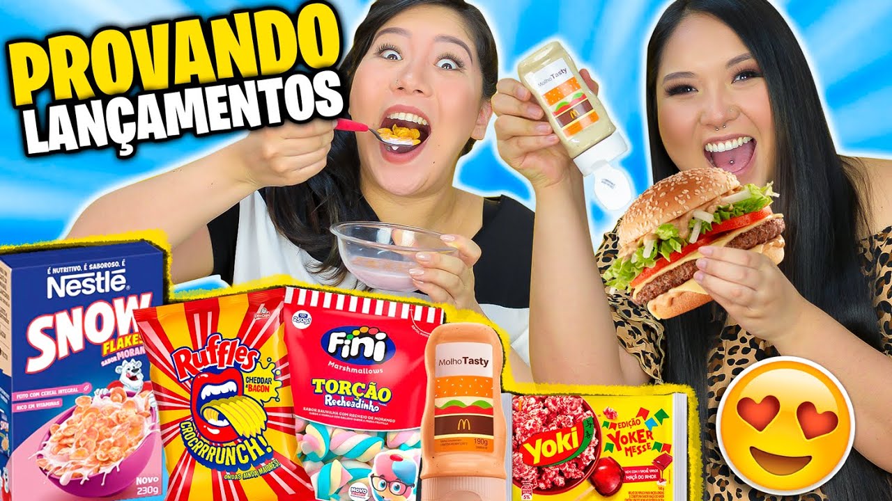 PROVANDO LANÇAMENTOS DO SUPERMERCADO | Blog das irmãs