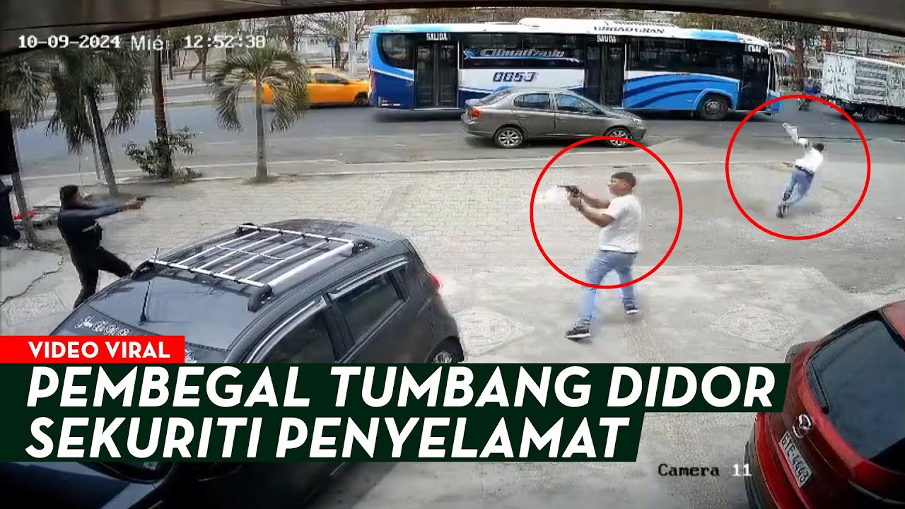 PEMBEGAL KEOK DIDOR SEKURITI! Pelaku Dihabisi saat Menarget Pengemudi Wanita